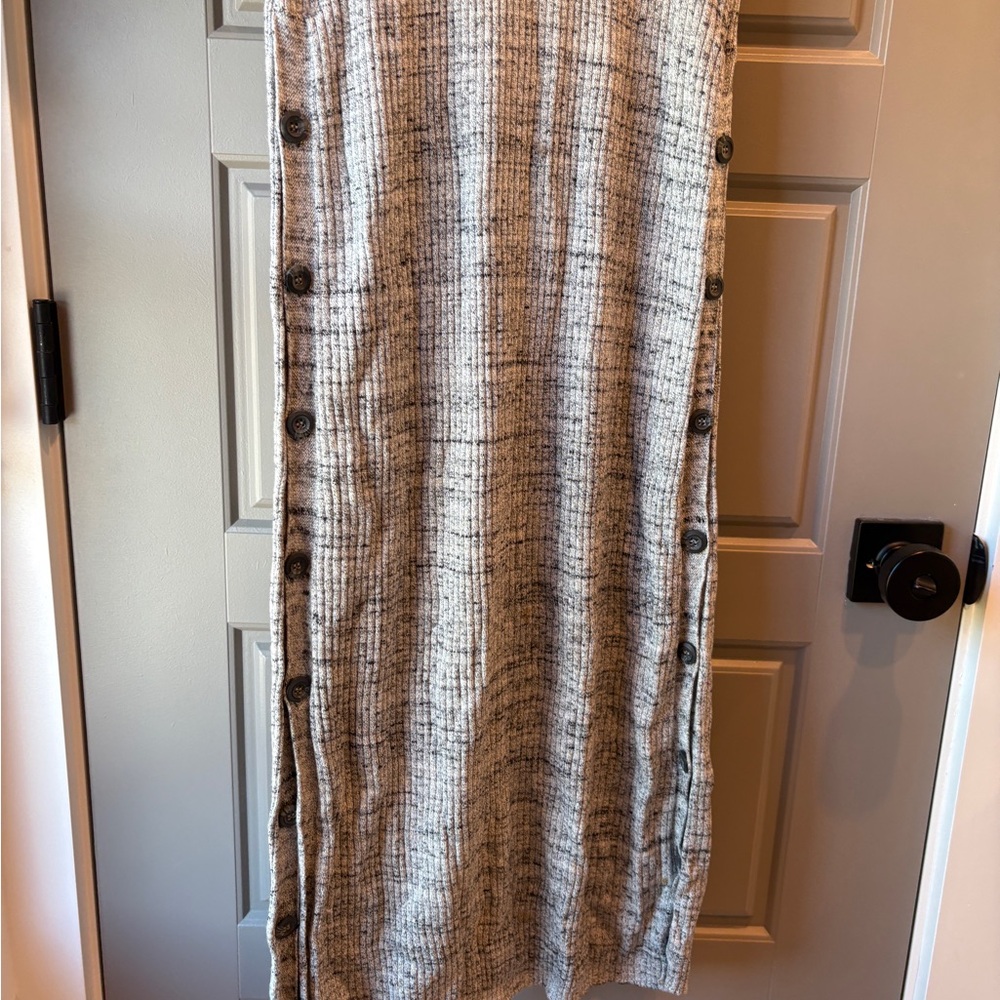 Madewell Heather Gray Knit Maxi Dress - Picture 4 of 5
